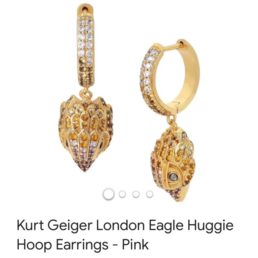 Kurt Geiger London Eagle Huggie Earrings